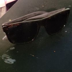 Gucci GG0010S 58 Tortoise/Grey Sunglasses