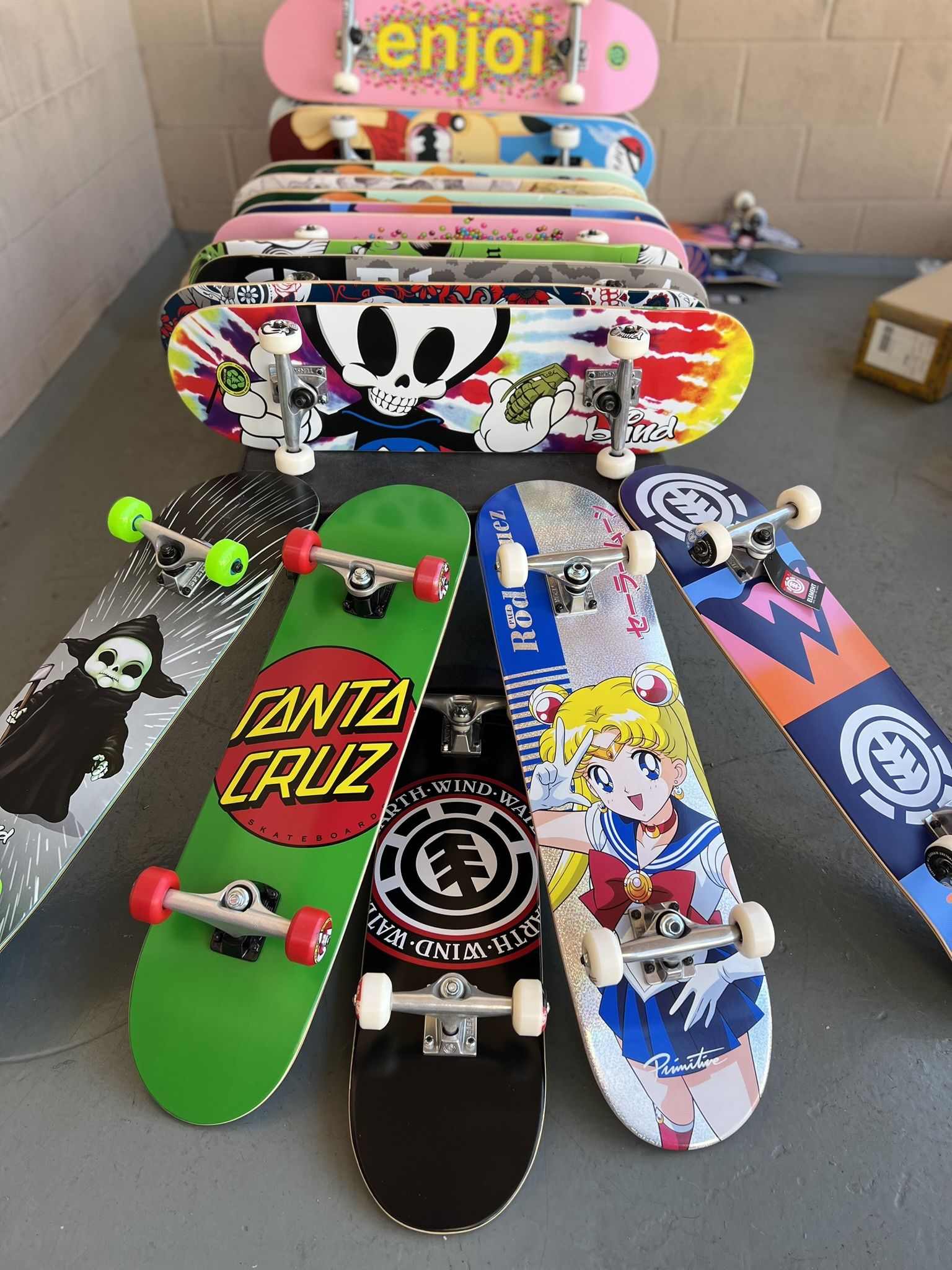 Graphic And Blank Skateboards