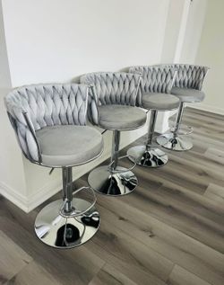 Set 4 Bar Stools (nuevos En Su Caja)