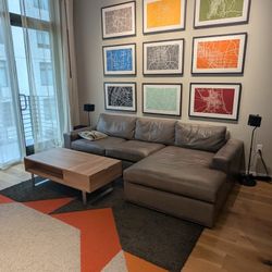 Room And Board Leather Couch