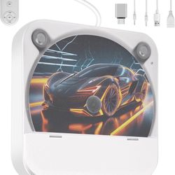 External Portable CD Player for Car - Car CD Player with USB Port AUX Port, Extra USB Extension Cable, Universal USB CD Player for Vehicle, Laptop, TV