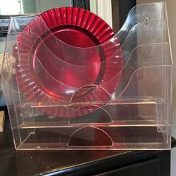 Clear Plastic Male Paper Holders