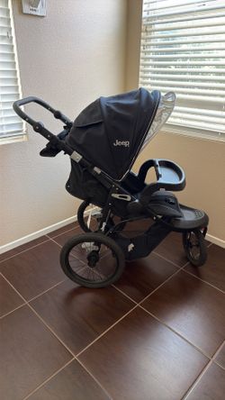 Jeep running stroller