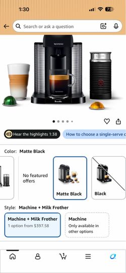 Nespresso Vertuo Breville