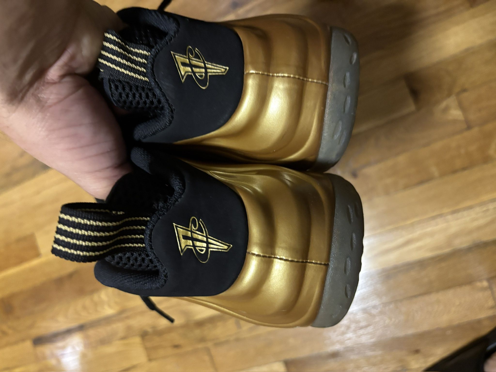Gold Foams Size 10.5