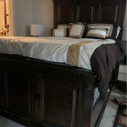 Bed And Dresser With Mirror 