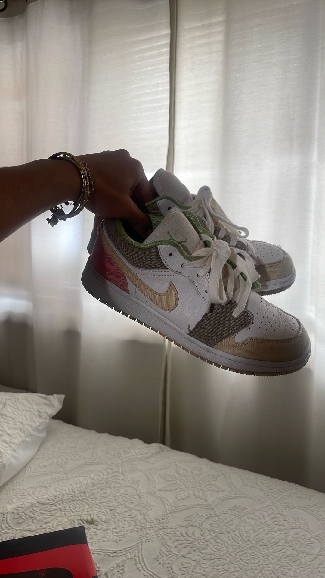 Multi Color Low Top Jordans