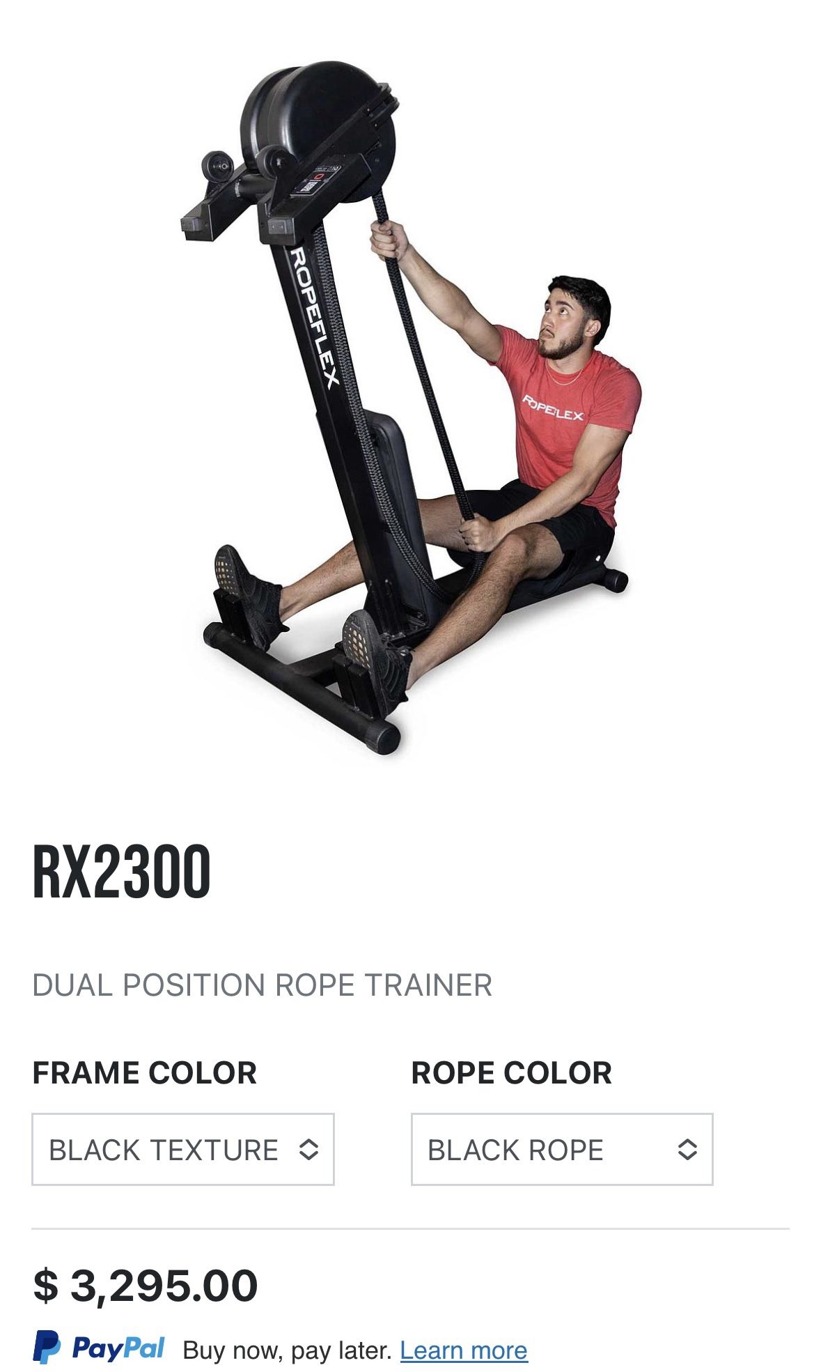 Ropeflex RX2300 Dual Position Rope Trainer