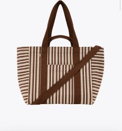 Beis Vacation Tote Maple Stripe