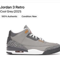 Air Jordan 3 Cool Grey