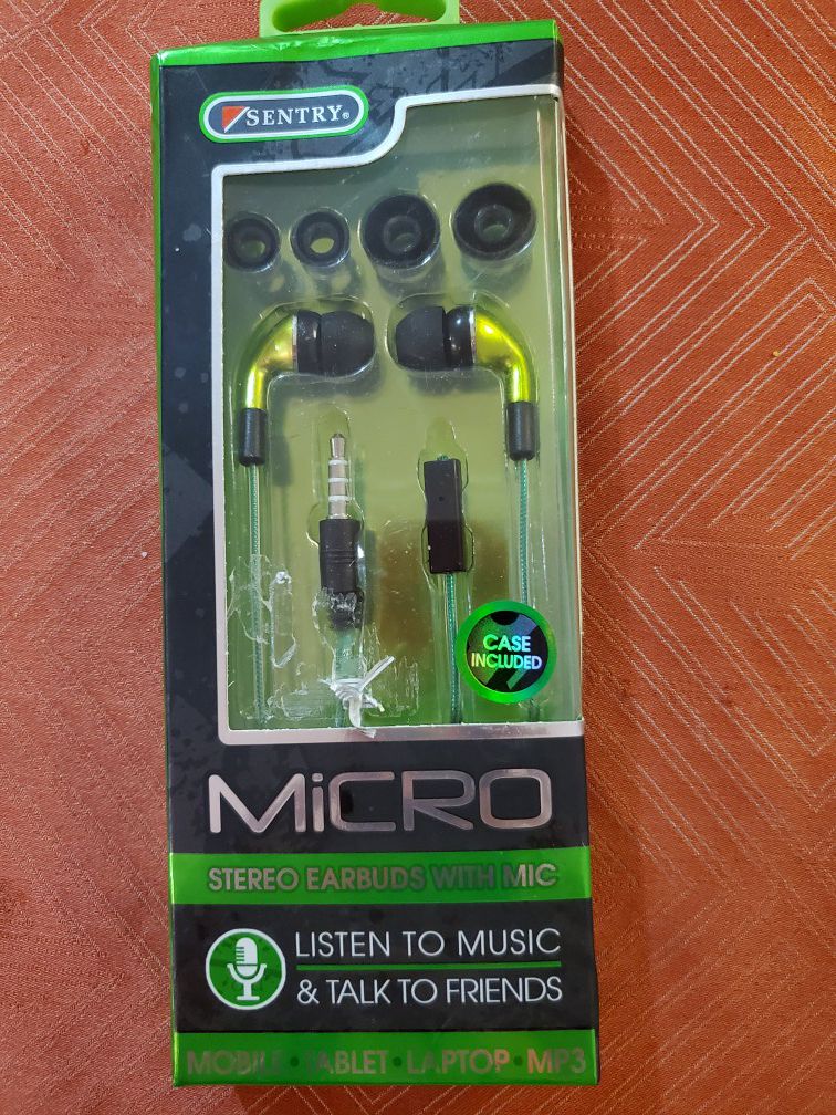 Sentry micro earbuds with mic