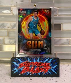 2026 Topps Cosmic Chrome Kon Knueppel Sun Refractor Case Hit SSP Hornets Rookie