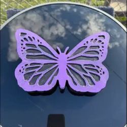 Butterfly statue wall plaque