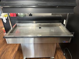 AmeriServe Stainless Steel Commercial Food Warmer Display Unit