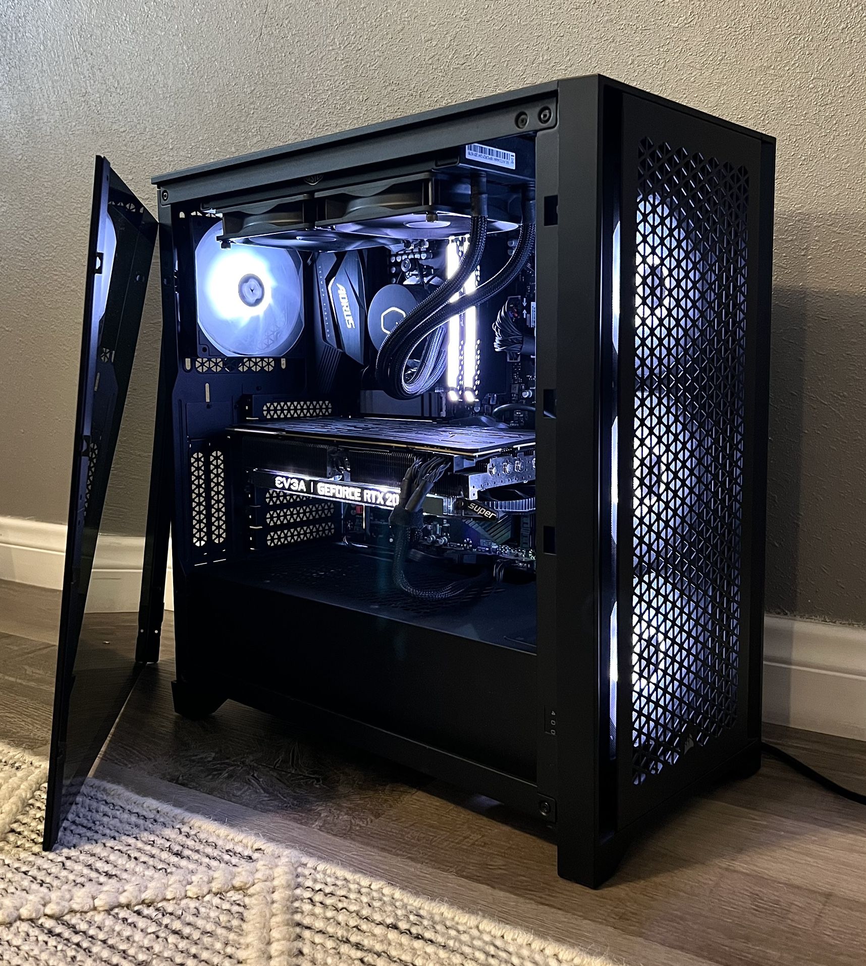 Gaming Pc: Rtx 2080 Super, Ryzen 5600, 16gb Ram, Watercooled