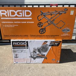 Ridgid 12” Sliding Miter Saw W/ Stand