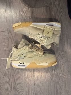 Jordan’s 4 off white Sail