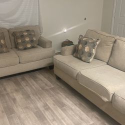 Beige Couch Set