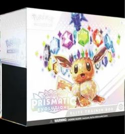 Pokémon Scarlet & Violet Prismatic Evolutions Elite Trainer Box $150