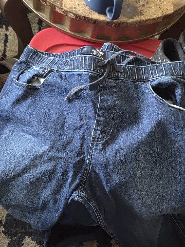 Hollister Mens Joggers Jeans