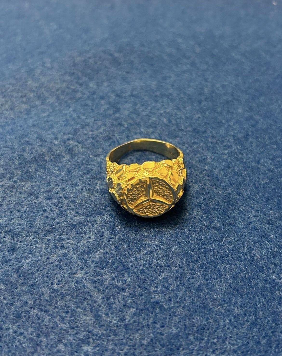 10k Gold Mercedes Benz Ring