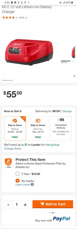 12 Volt Millwaukee Charger