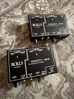 Rolls MB15b ProMatch 2-way Stereo Level Converter