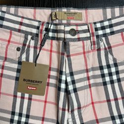 Supreme Burberry Pants