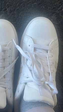 Adidas White Leather Sneaker Right