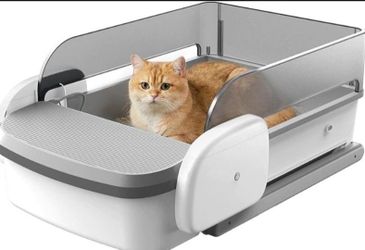 Taigepets Self Cleaning Litter Box with AutoSafety Sensors for Multiple Cats