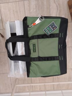 New Samsonite Green & Black Cooler Tote Bag w/ Keychain Bottle Opener (NW 89128)