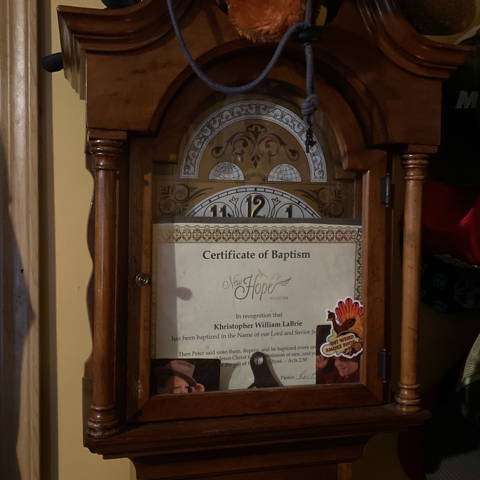Decorative Grandmother Clock
