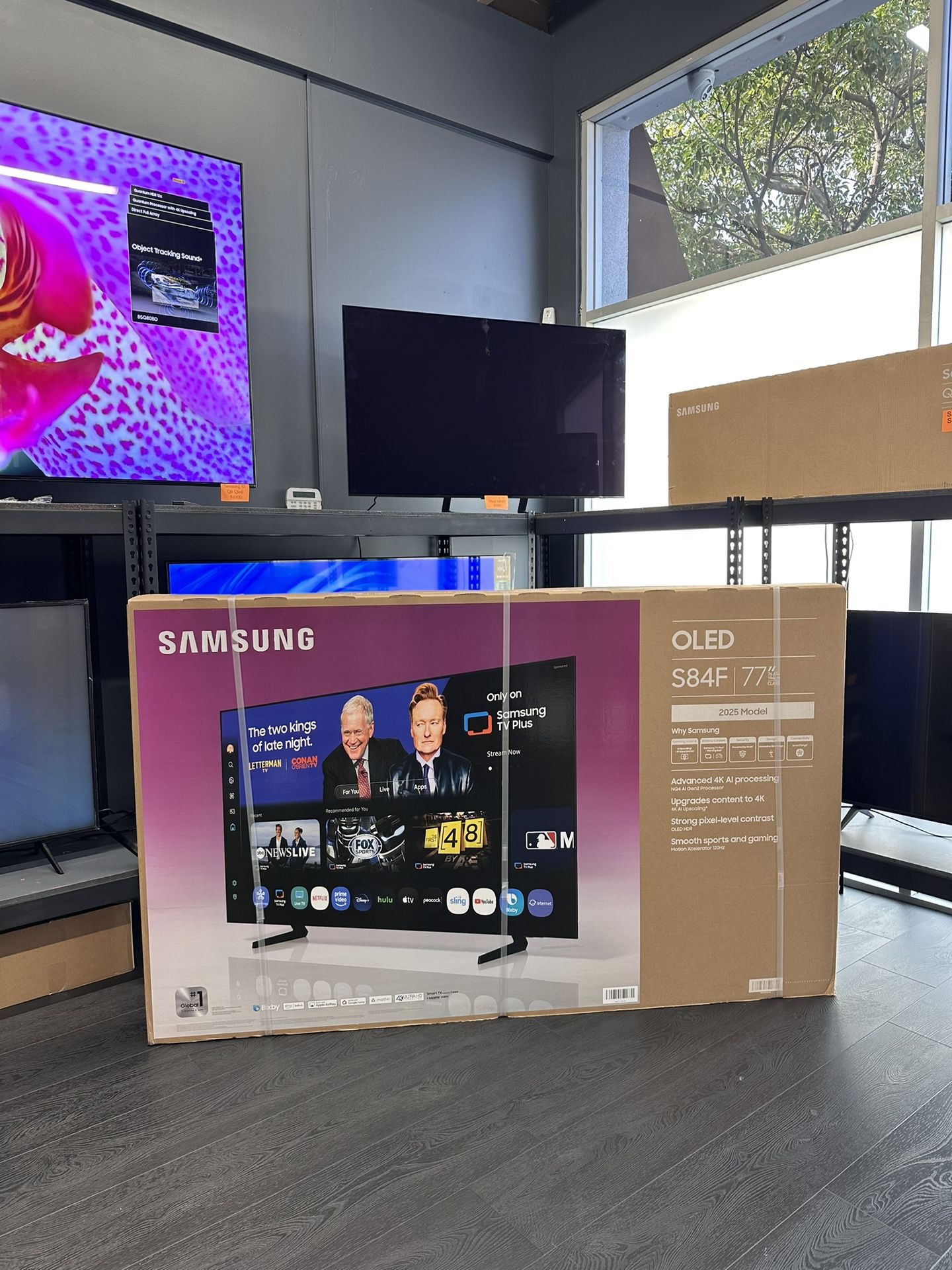 Samsung 77 Inch Oled 4K Tv Smart S84F Qn77S84F 