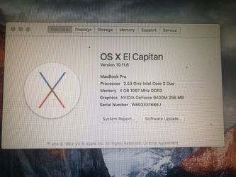 2009 MacBook Pro 13 inch