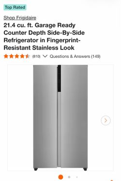 Brand new Frigidaire side by side