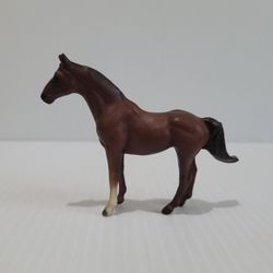 Vintage 1975 Breyer Stablemates Horse Silky Sullivan 3" #5022 Dark Chestnut.