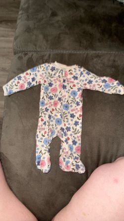 Multicolor flower onsie
