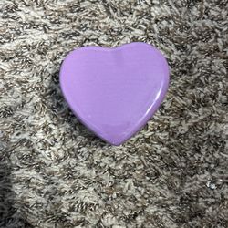 Purple Heart Shaped Box