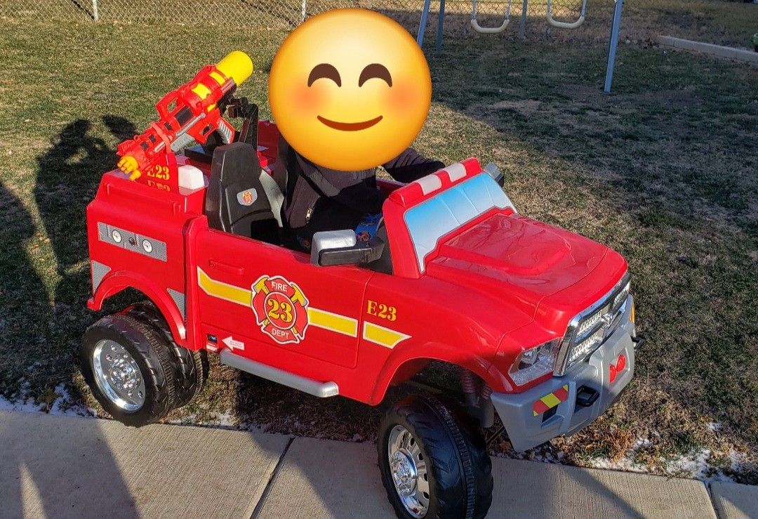 Kids Ride on Fire truck