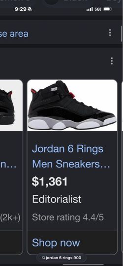 Jordan 6 Rings Men's Sneakers