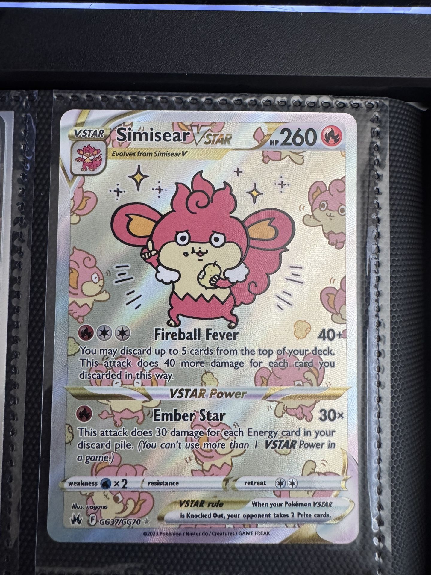 MINT SIMISEAR VSTAR MINT