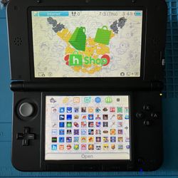 Nintendo Silver 3DS XL With Pokemon Bank, Pokemon DS, Stylus, 64 GB SD Card