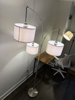 3 Hanging Light Floor Lamp