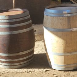 Wine Barrels $70