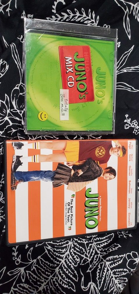 Juno DVD and Juno's mix cd sealed