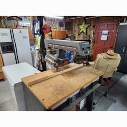 Craftsman Radial Arm Saw With 44" Cabinet 
