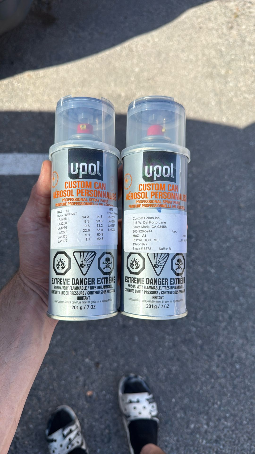 Upol Spray Paint ( Royal Blue Metalic )