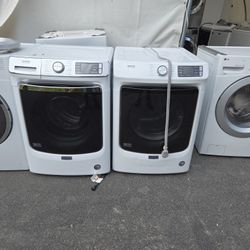 Maytag Washer And Dryer Set Electric Extra Large Capacity 30-day 