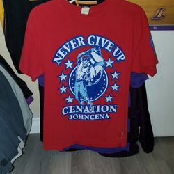 Wwe John Cena Red Themed Cenation Shirt