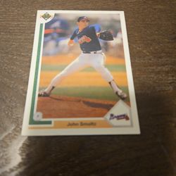 JOHN SMOLTZ 91 UPPER DECK/TAKING OFFERS